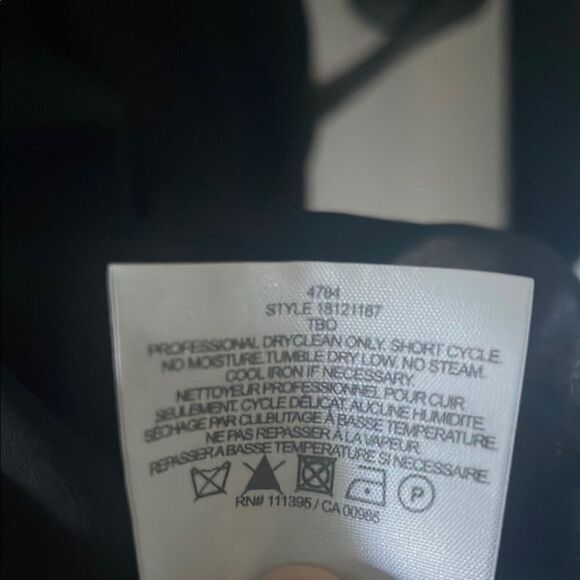 Tory Burch Black Tunic Oversized 3/4 Kimono Sleeve Blouse - Picture 4 of 6